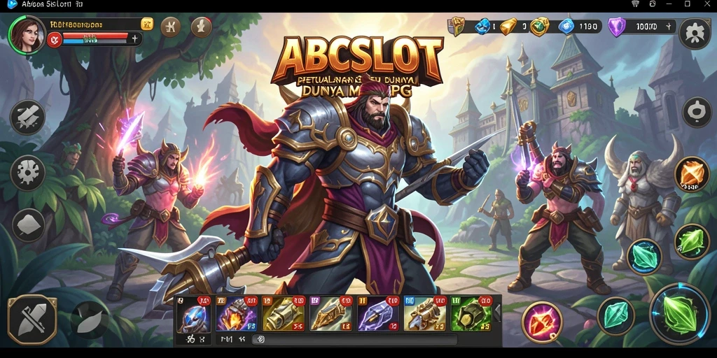 Tampilan gameplay menarik dari ABCSLOT yang memukau.