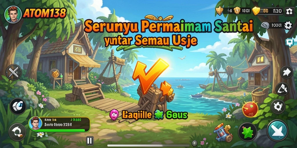 Gambar screenshot ATOM138 dengan gameplay seru yang menampilkan tantangan menarik.