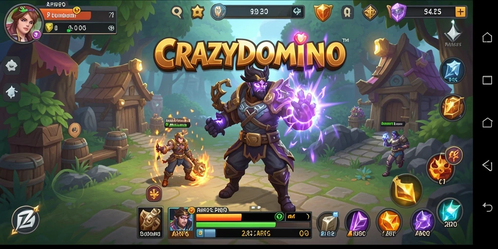 Tangkapan layar gameplay seru dalam <strong>CRAZYDOMINO</strong> ARPG.