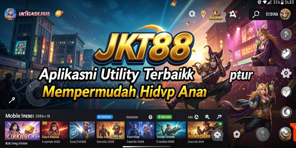 Screenshot tampilan antarmuka JKT88 yang sederhana dan informatif.