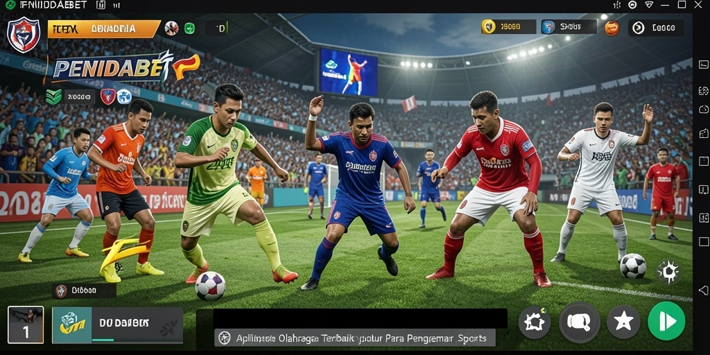 Tampilan gameplay interaktif PENIDABET untuk penggemar olahraga.