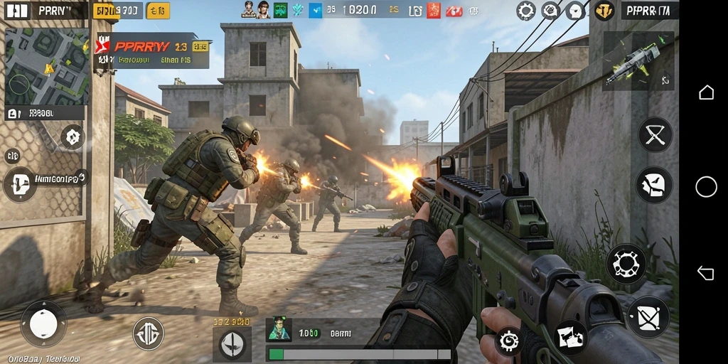 Gameplay menarik dari PPRRYY dengan aksi tembak-menembak yang intens.