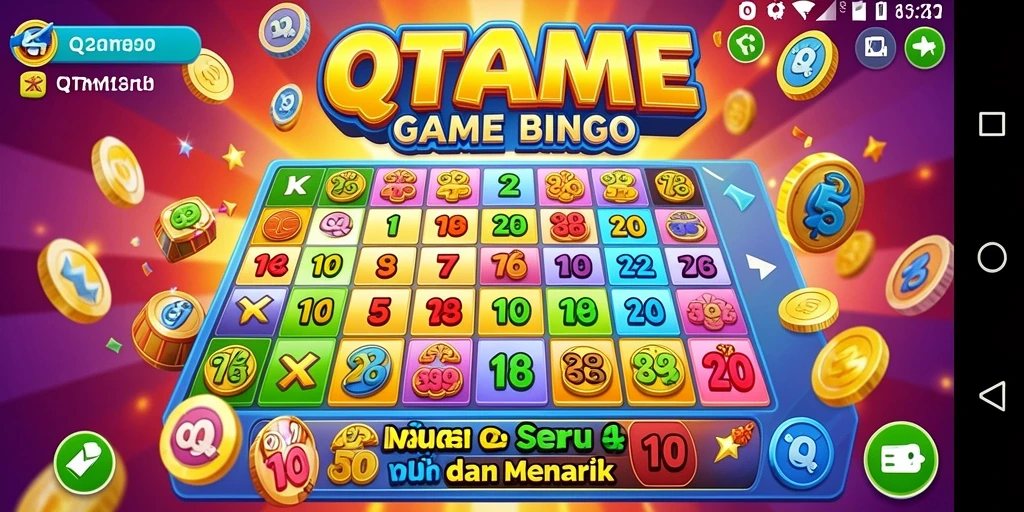 Tampilan menarik dari gameplay QTGAME dengan suasana Bingo yang mendebarkan.