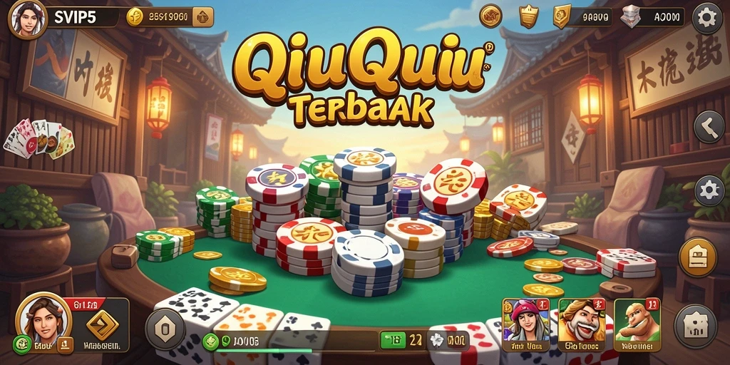 Gameplay QiuQiu yang seru dan kompetitif di SVIP5.